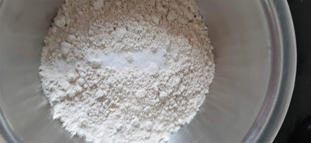 wheat flour in a bowl