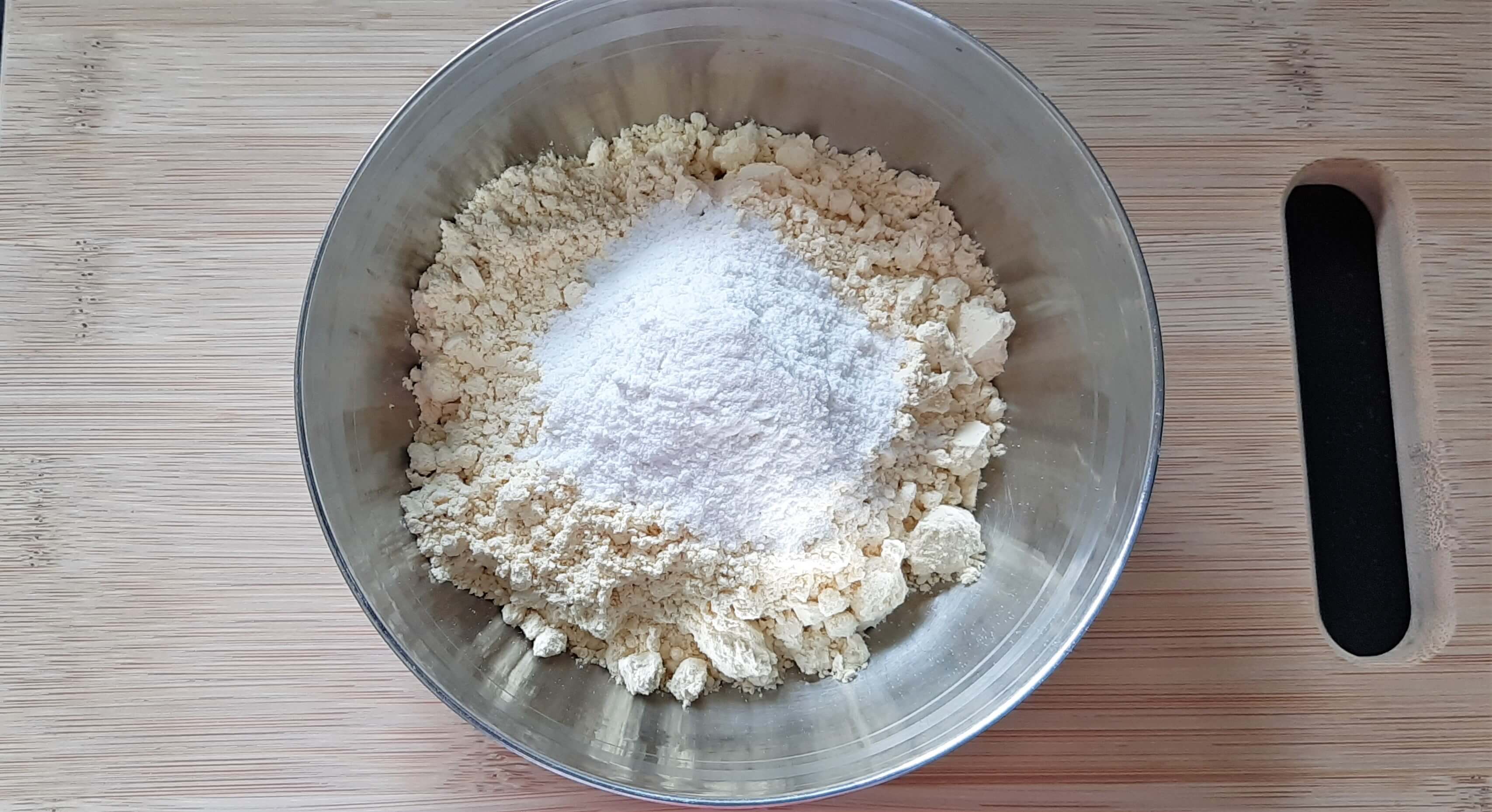 Rice & gram flour for potato bhaji