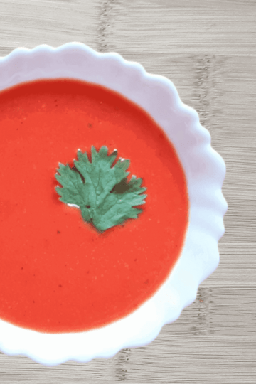 Cream of tomato soup