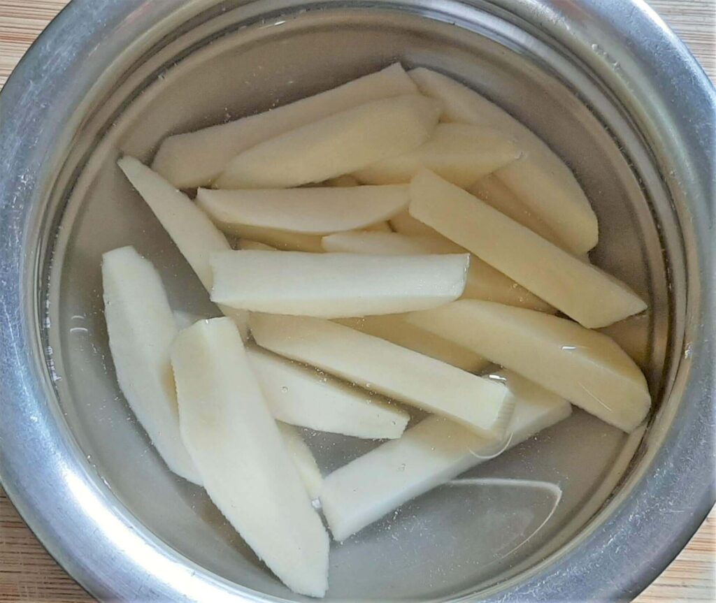 soak potato slices
