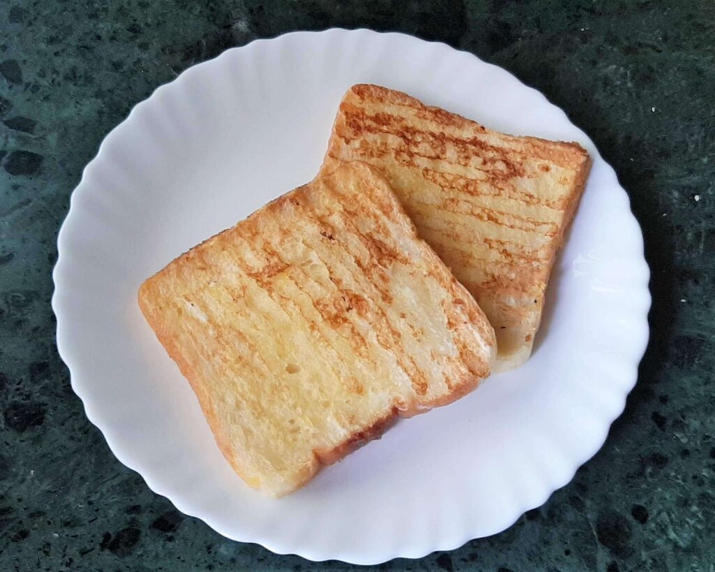 French toast in plate