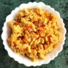 Spicy egg bhurji in bowl