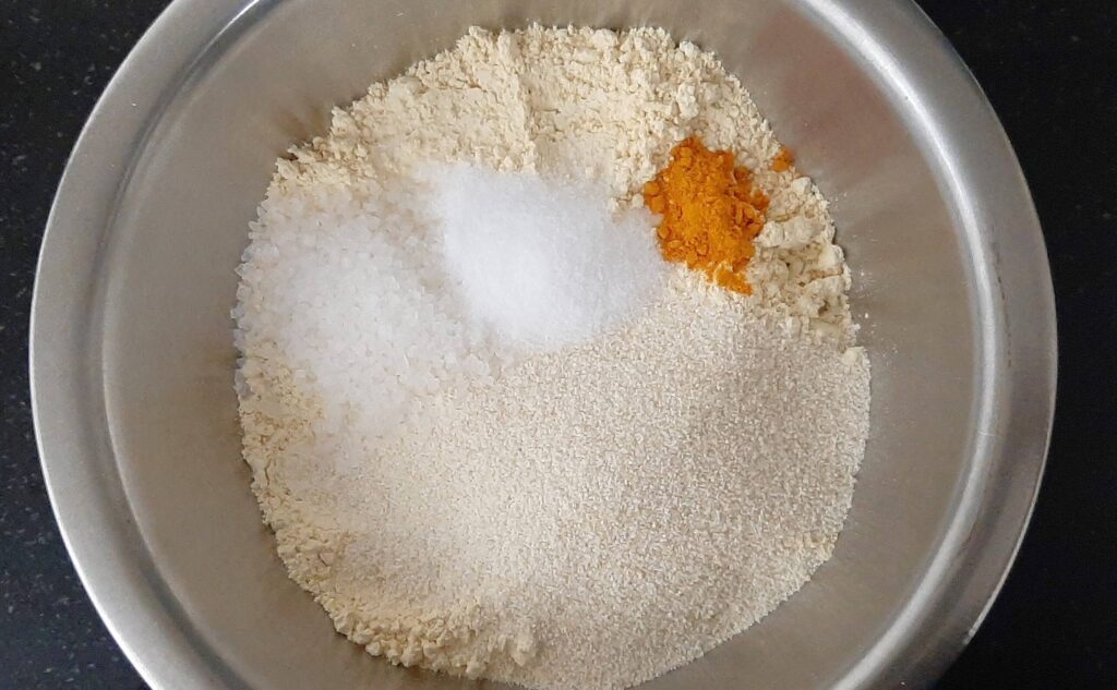 dhokla ingredients in bowl
