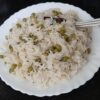 Peas rice in a plate