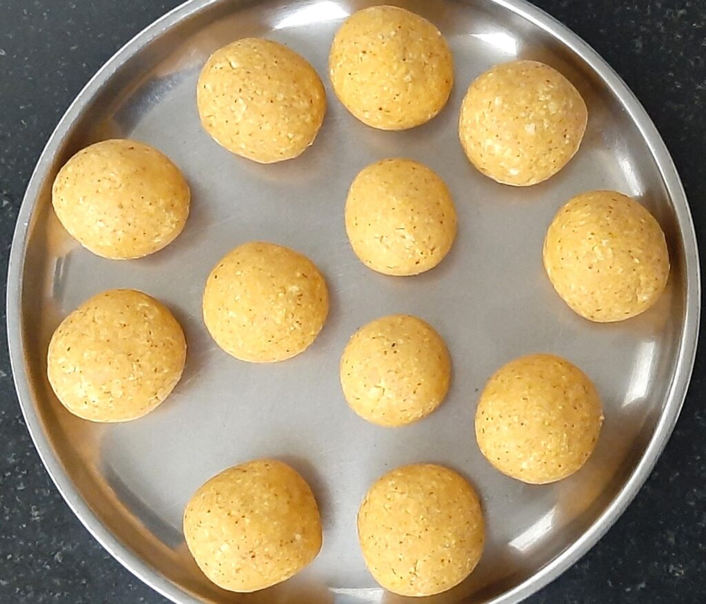 Ready to fry paneer balls