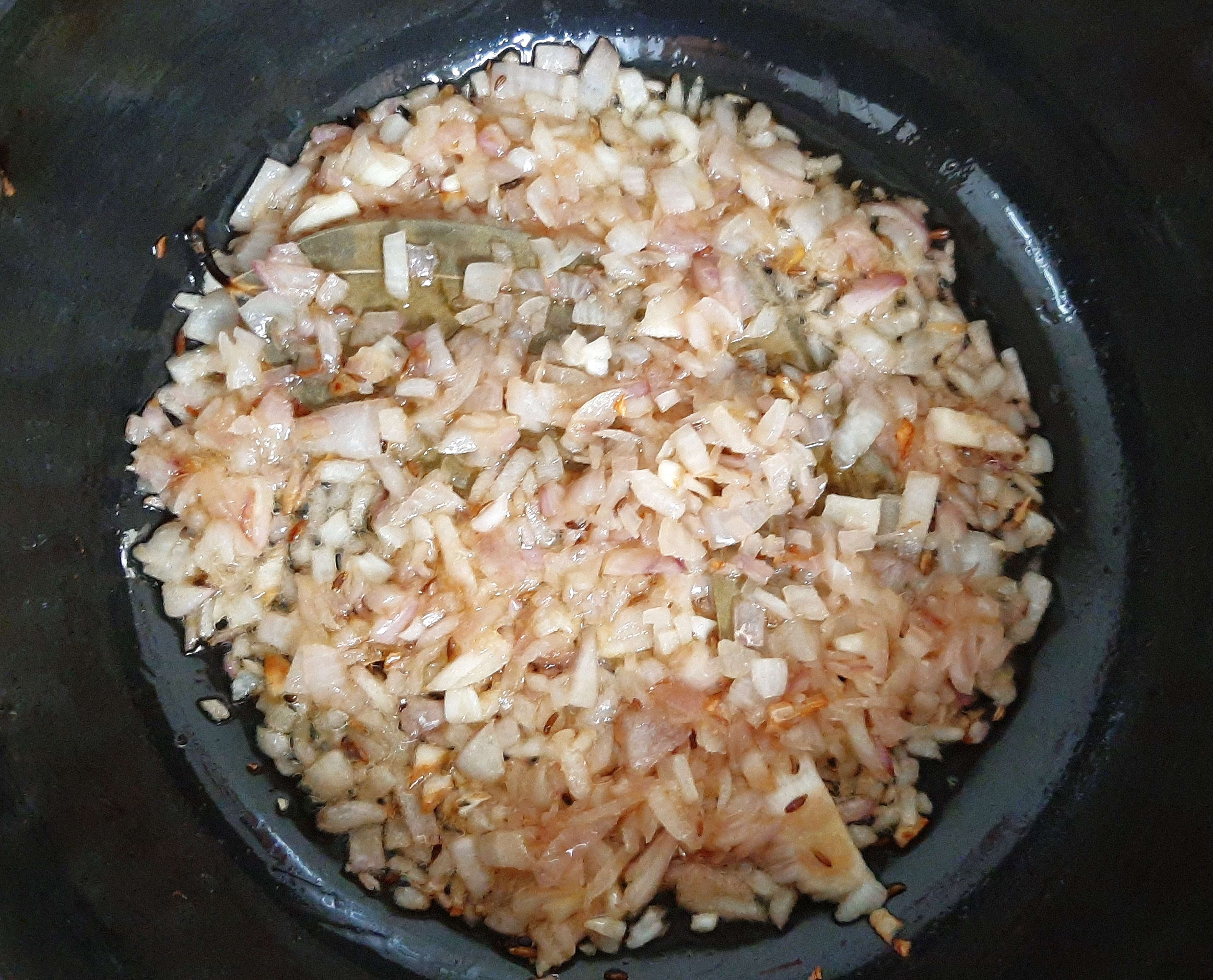 saute onion