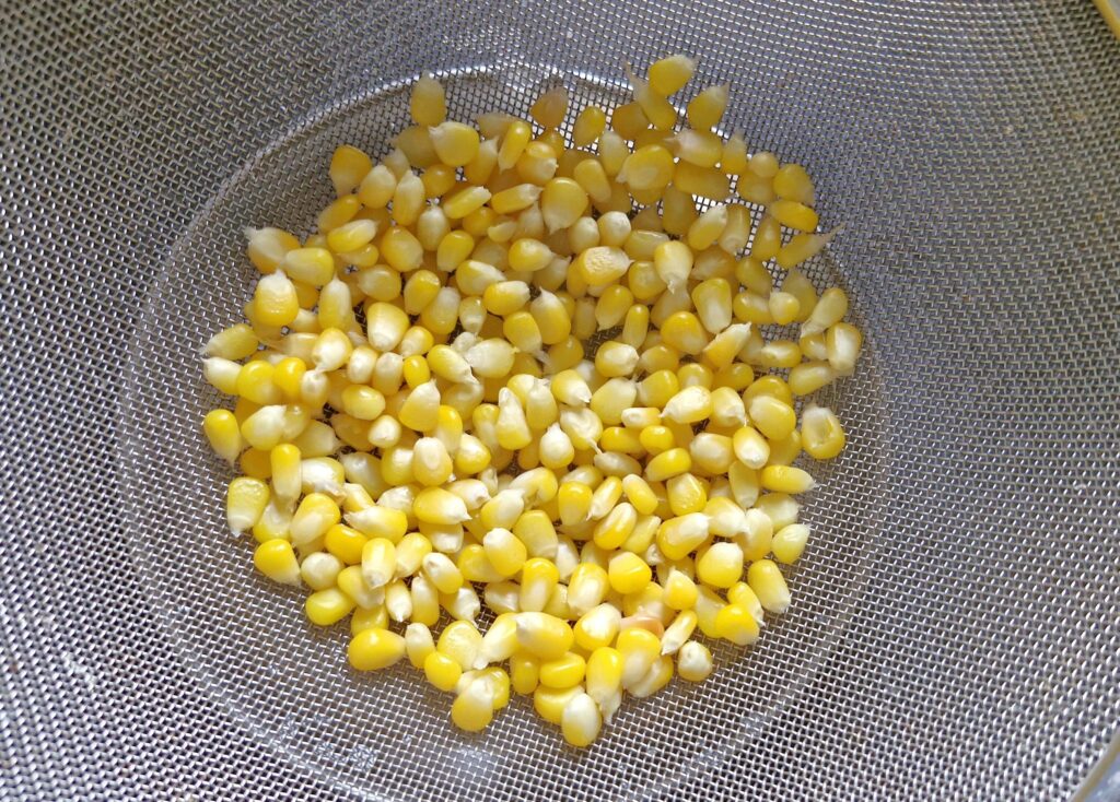 boiled corn