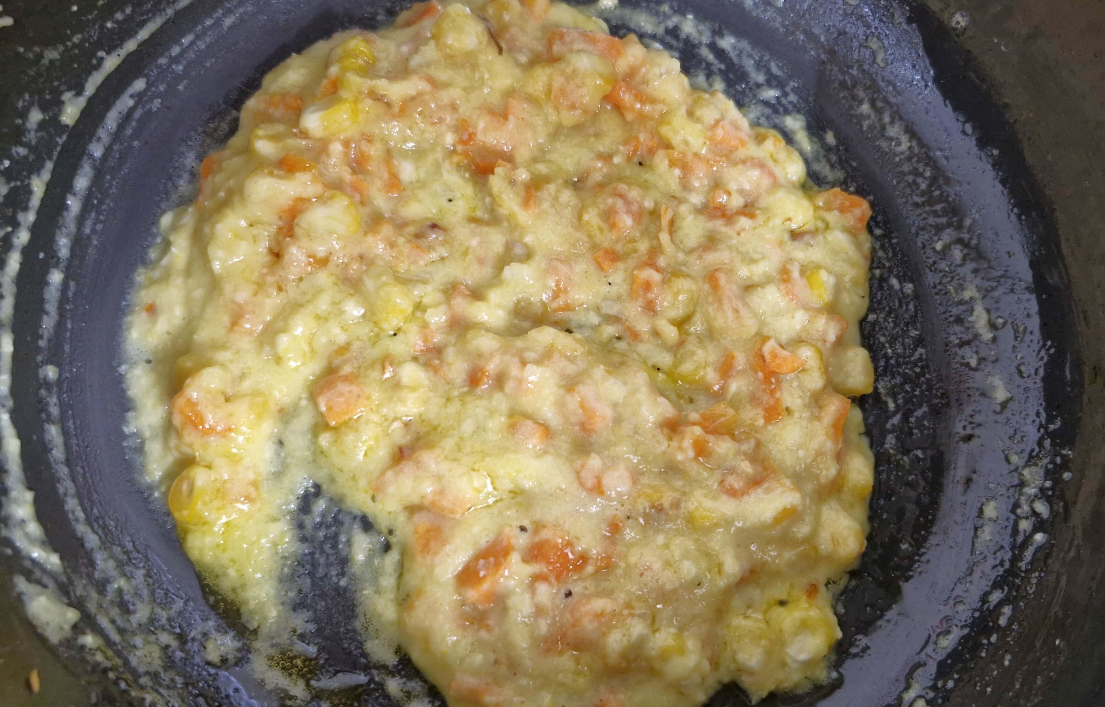 cook corn paste