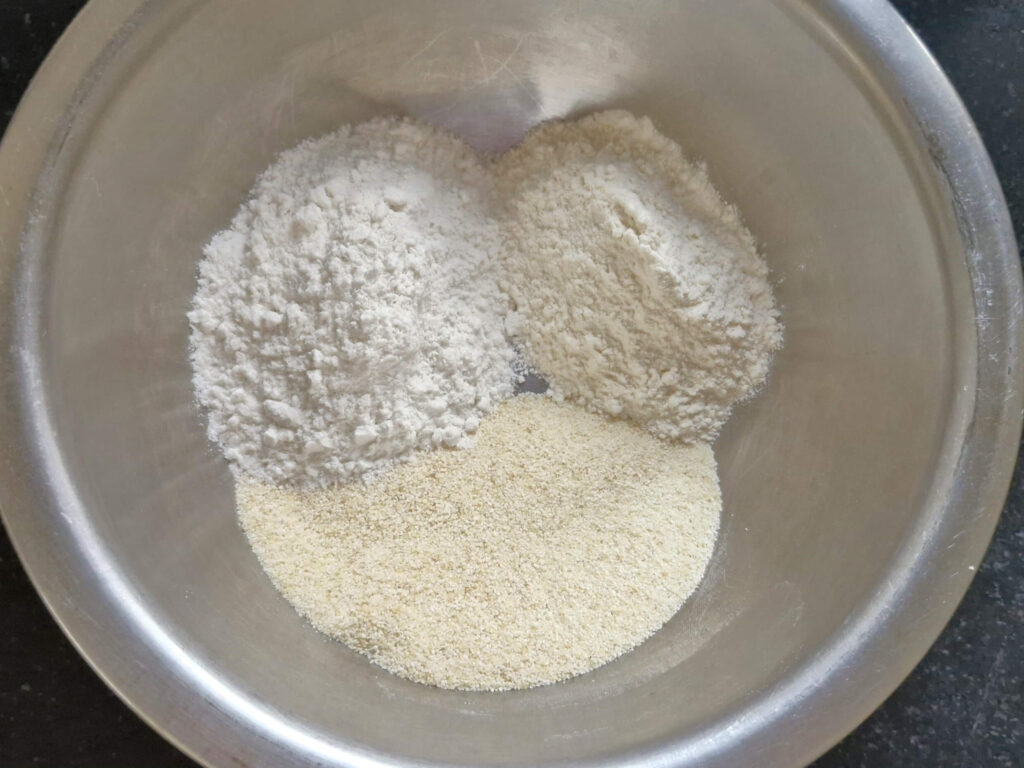 flour in bowl