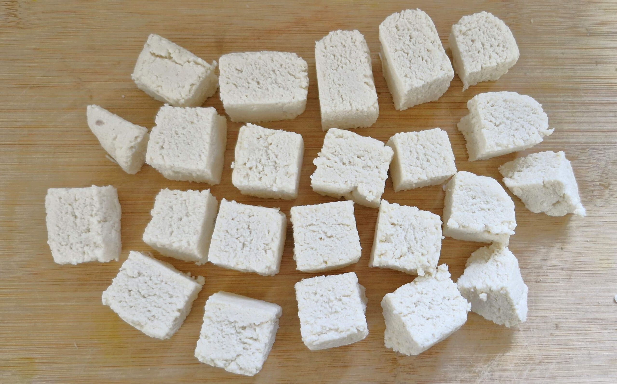 homemade paneer peices