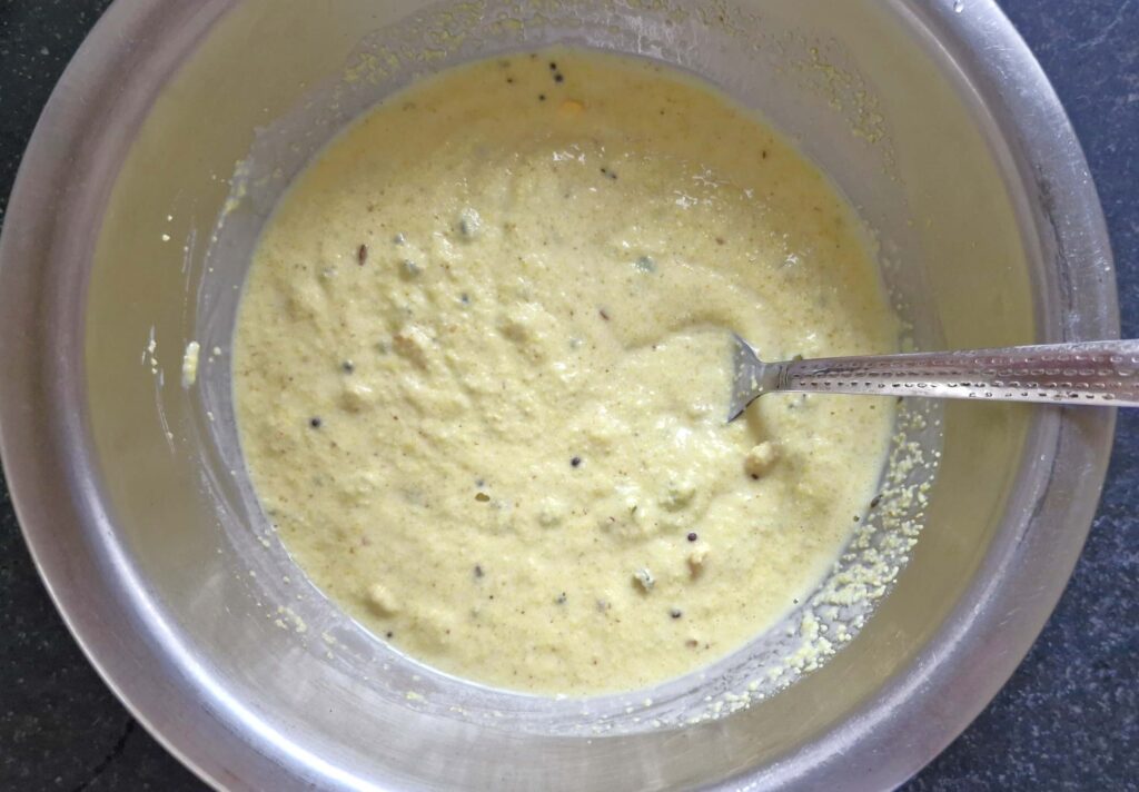 resting rava idli batter